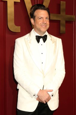 LOS ANGELES - Jason Sudeikis 15 Ocak 2024 tarihinde Los Angeles, C 'de Mother Wolf' taki AppleTV Post Emmy Partisi 'nde.
