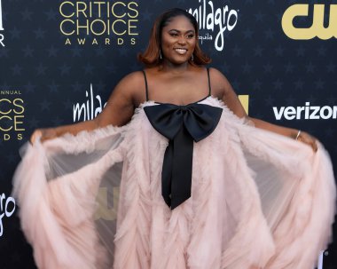 LOS ANGELES - JAN 14:  Danielle Brooks at the 29th Annual Critics Choice Awards - Arrivals at the Barker Hanger on January 14, 2024 in Santa Monica, CA clipart