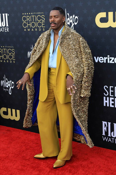 LOS ANGELES - JAN 14:  Colman Domingo at the 29th Annual Critics Choice Awards - Arrivals at the Barker Hanger on January 14, 2024 in Santa Monica, CA