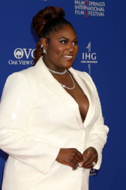 LOS ANGELES - JAN 4:  Danielle Brooks at the 2024 Palm Springs International Film Festival Gala Arrivals at the Palm Springs Convention Center on January 4, 2024 in Palm Springs, CA clipart