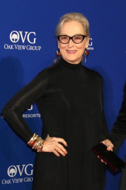 LOS ANGELES - 4 Ocak 2024 'te Palm Springs Uluslararası Film Festivali Galası' nda Meryl Streep Palm Springs Kongre Merkezi 'ne geldi.