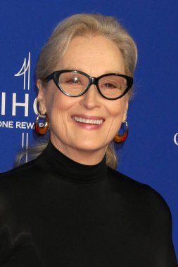 LOS ANGELES - 4 Ocak 2024 'te Palm Springs Uluslararası Film Festivali Galası' nda Meryl Streep Palm Springs Kongre Merkezi 'ne geldi.
