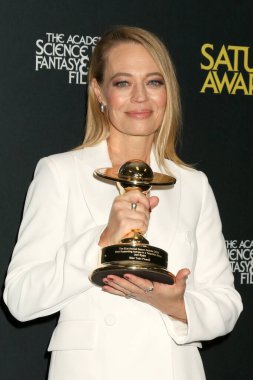 LOS ANGELES - FEB 4:  Jeri Ryan at the 2024 Saturn Awards at the Burbank Convention Center on February 4, 2024 in Burbank, CA clipart