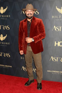 LOS ANGELES - JAN 8:  Jon Huertas at the ASTRA TV Awards at the Biltmore Hotel on January 8, 2024 in Los Angeles, CA clipart