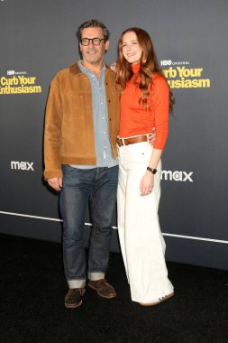 LOS ANGELES - 30 Ocak 2024 'te, Jon Hamm, Anna Osceola The Curb Your Cohusiasm Sezon 12, Amerika Yönetmenler Birliği' nin galasında