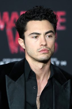 LOS ANGELES - 12 Şubat 2024 'te Westwood, CA' daki Madame Web Premiere 'de Darren Barnet