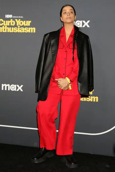 Los Angeles Jan Lilly Singh Curb Your Enthusiasm Season Premiere — Stock Photo, Image