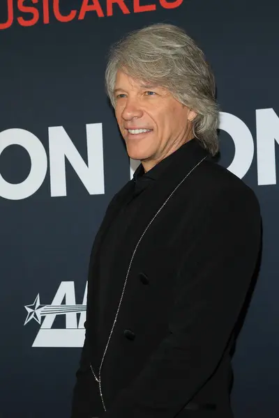 Los Angeles Feb Jon Bon Jovi 2024 Musicares Person Year — Stock Photo, Image