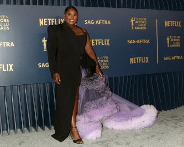 LOS ANGELES - FEB 24:  Danielle Brooks at the 30th Screen Actors Guild Awards at the Shrine Auditorium on February 24, 2024 in Los Angeles, CA clipart