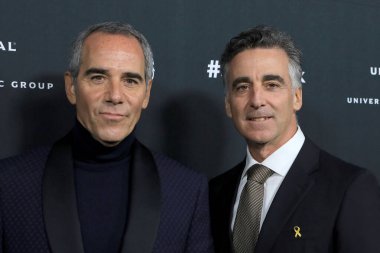 LOS ANGELES - 4 Şubat 2024 'te Los Angeles, CA' da Nya Studios West 'teki Universal Music Group Grammy After Party' de Monte Lipman, Avery Lipman