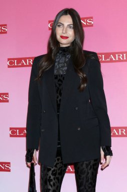 LOS ANGELES - MAR 15:  Kelly Piquet at the Clarins New Product Launch at the Private Residence on March 15, 2024 in Los Angeles, CA clipart
