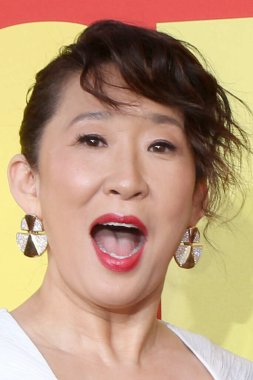 LOS ANGELES - 9 Nisan: Aktris Sandra Oh The Sympathizer HBO Premiere Screening at the Paramount Theater at 9 Nisan 2024, Los Angeles, CA