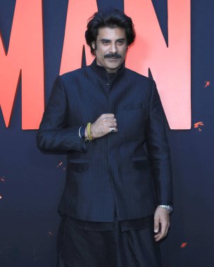LOS ANGELES - APR 4:  Sikandar Kher at the Monkey Man Los Angeles Premiere at the TCL Chinese Theater IMAX on April 4, 2024 in Los Angeles, CA clipart