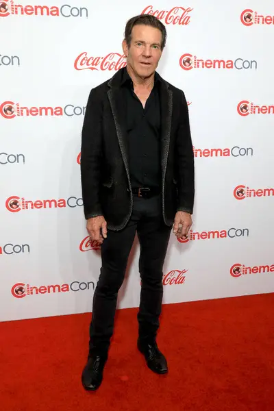 Ηθοποιός Dennis Quaid Στα 2024 Cinemacon Awards Στο Caesar Palace — Φωτογραφία Αρχείου