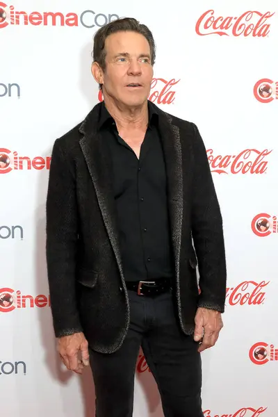 Ηθοποιός Dennis Quaid Στα 2024 Cinemacon Awards Στο Caesar Palace — Φωτογραφία Αρχείου