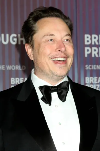 美国洛杉矶 4月13日 第10届年度突破奖颁奖典礼上的埃隆 穆斯克 Elon Musk — 图库照片