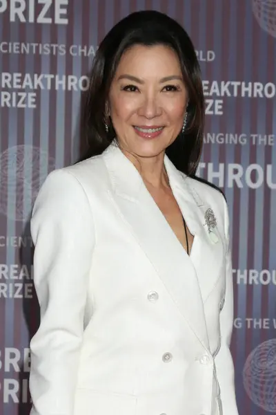 Los Angeles Usa April Michelle Yeoh 10Th Annual Breakthrough Prize — Stock Photo, Image