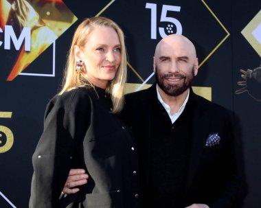 LOS ANGELES, ABD - Uma Thurman, John Travolta, 2024 TCM Klasik Film Festivali Açılış Gecesi - 18 Nisan 2024 tarihinde TCL Çin Tiyatrosu IMAX 'ta 