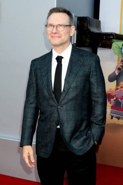 LOS ANGELES, ABD - 30 Nisan 2024 'te Los Angeles, CA' da bulunan Mısır Tiyatrosu 'ndaki Dondurulmamış Prömiyer' de Christian Slater