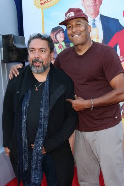 LOS ANGELES, USA - APRIL 30:  Felix Solis, James Lesure at the Unfrosted Premiere at the Egyptian Theater on April 30, 2024 in Los Angeles, CA clipart