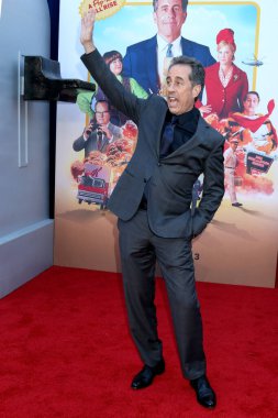 LOS ANGELES, ABD - 30 Nisan 2024 'te Los Angeles, CA' da bulunan Mısır Tiyatrosu 'ndaki Dondurulmamış Prömiyer' de Jerry Seinfeld