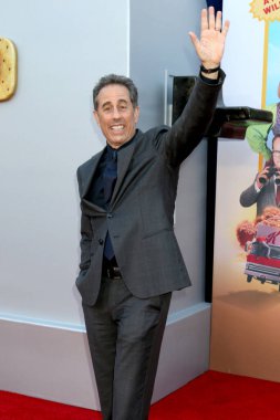LOS ANGELES, ABD - 30 Nisan 2024 'te Los Angeles, CA' da bulunan Mısır Tiyatrosu 'ndaki Dondurulmamış Prömiyer' de Jerry Seinfeld