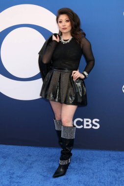 LOS ANGELES, ABD - 2 Mayıs 2024: Fiona Rene Paramount Stüdyoları 'ndaki CBS Sonbahar Önizleme Partisi' nde 2 Mayıs 2024, Los Angeles, CA