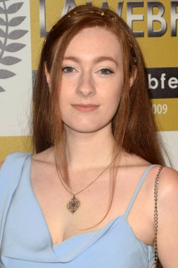 LOS ANGELES, ABD - 3 Mayıs 2024: Emily Kruse, Los Angeles, CA 'da 3 Mayıs 2024 tarihinde Barnsdall Galeri Tiyatrosu' nda düzenlenen 15.