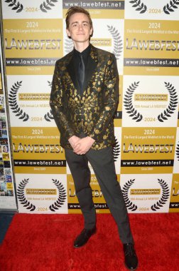 LOS ANGELES, USA - MAY 3, 2024:  Grayson Niles at the 15th LA WEBFEST Award Ceremony at the Barnsdall Gallery Theater on May 3, 2024 in Los Angeles, CA clipart
