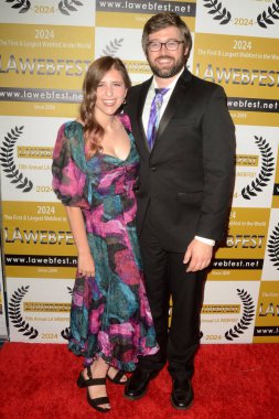 LOS ANGELES, ABD - 3 Mayıs 2024: Jordyn Alexander, Zack Morrison 15. LA WEBFEST Ödül Töreni 'nde 3 Mayıs 2024 tarihinde Los Angeles, CA