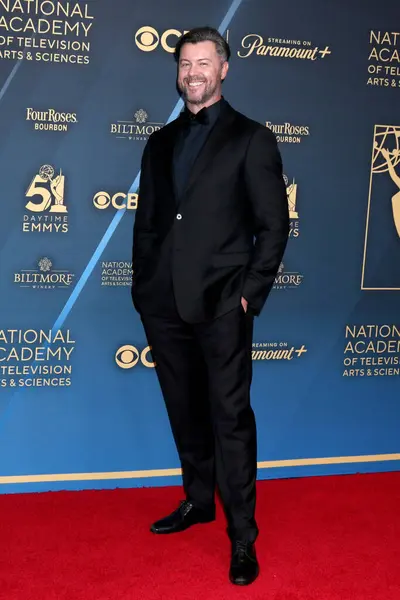 stock image LOS ANGELES, USA - JUNE 7, 2024:  Dan Feuerriegel arrives at the 51st Daytime Emmy Awards at the Bonaventure Hotel on June 7, 2024 in Los Angeles