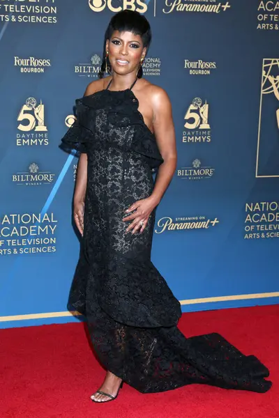 Stock image LOS ANGELES, USA - JUNE 7, 2024:  Tamron Hall arrives at the 51st Daytime Emmy Awards at the Bonaventure Hotel on June 7, 2024 in Los Angeles