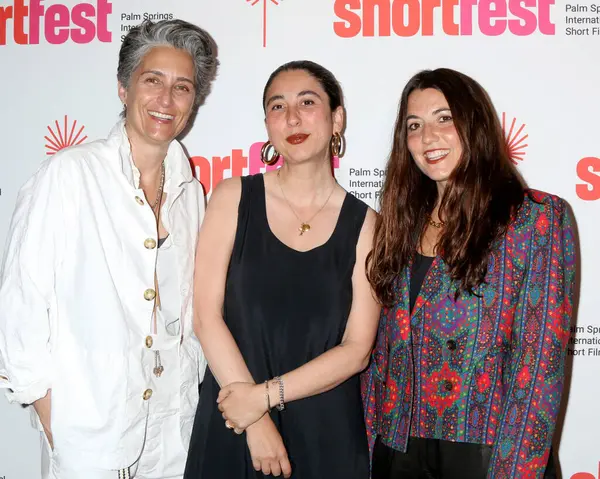 LOS ANGELES, ABD - 22 Haziran 2024: Alex Hedison, Elizabeth Baudouin, Natalie Shirinian, 30. Palm Springs Uluslararası Kısa Festivali 'nde 22 Haziran 2024' te Palm Springs, CA