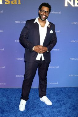 LOS ANGELES, ABD - 14 Temmuz 2024: LaRoyce Hawkins, NBCUniversal TCA Basın Turu 'nda 14 Temmuz 2024 tarihinde Pasadena, CA