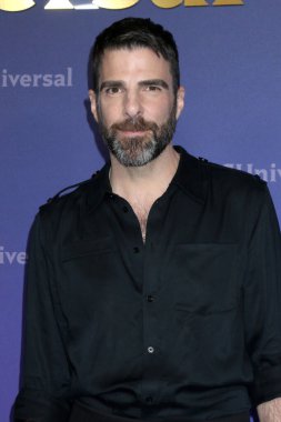 LOS ANGELES, ABD - 14 Temmuz 2024: Zachary Quinto, NBCUniversal TCA Basın Turu 'nda 14 Temmuz 2024 tarihinde Pasadena, CA