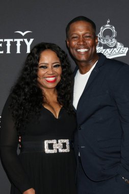 LOS ANGELES, ABD - 20 Temmuz 2024: Shanice Alexander, Flex Alexander 