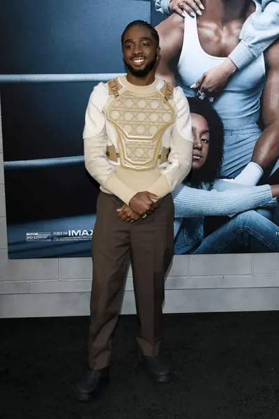 stock image LOS ANGELES, USA - FEBRUARY 28, 2024:  Caleb McLaughlin at the CREED III Los Angeles Premiere at the TCL Chinese Theater IMAX on February 28, 2023 in Los Angeles, C