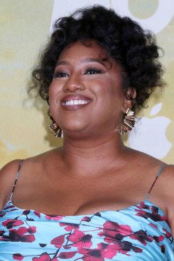 LOS ANGELES, ABD - 12 Ağustos 2024: Ashley Nicole Black 12 Ağustos 2024 'te Westwood, CA' da bulunan Hammer Müzesi 'nde Bad Monkey Apple TV + Series World Premiere' de