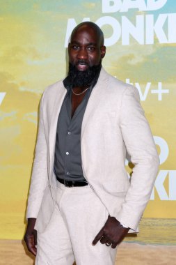 LOS ANGELES, ABD - 12 Ağustos 2024: David St. Louis, Bad Monkey Apple TV + World Premiere 'de 12 Ağustos 2024' te Westwood, CA