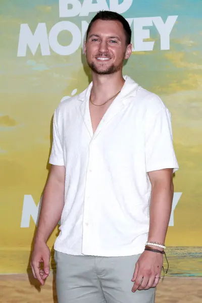 Stock image LOS ANGELES, USA - AUGUST 12, 2024:  Tyler Picchi at the Bad Monkey Apple TV+ Series World Premiere at the Hammer Museum on August 12, 2024 in Westwood, CA