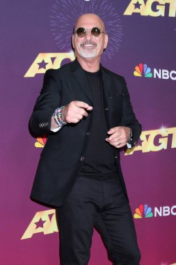 LOS ANGELES, USA - AUGUST 13, 2024:  Howie Mandel at the America's Got Talent Live Show Red Carpet Aug 13, 2024 at the Hotel Dena on August 13, 2024 in Glendale, CA clipart