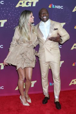 LOS ANGELES, ABD - 20 Ağustos 2024: Heidi Klum, Terry Crews Amerika 'nın Yetenek Gösterisi Kırmızı Halı 20, 2024' te Hotel Dena 'da 20 Ağustos 2024' te, Pasadena, CA