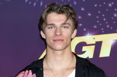 LOS ANGELES, ABD - 20 Ağustos 2024: Alex Sampson, 20 Ağustos 2024 tarihinde Pasadena, CA 'da bulunan Hotel Dena' da Amerika 'nın Yetenek Gösterisi Kırmızı Halı 20, 2024' te