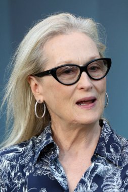 LOS ANGELES, ABD - 22 Ağustos 2024: Meryl Streep Paramount Stüdyoları 'nda 22 Ağustos 2024' te yapılan 
