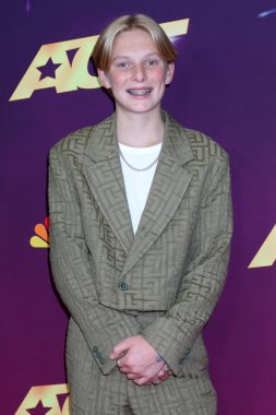 LOS ANGELES, ABD - 27 Ağustos 2024: Reid Wilson, American 's Got Talent Live Show Red Halı Otel Dena' da 27 Ağustos 2024 'te, Pasadena, CA