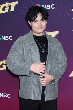 LOS ANGELES, ABD - 27 AĞUSTOS 2024: Sam Huang 27 Ağustos 2024 tarihinde Pasadena, CA 'da bulunan Hotel Dena' daki Amerika 'nın Yetenek Gösterisi Kırmızı Halısında