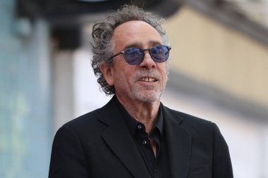LOS ANGELES, ABD - 3 Eylül 2024: Tim Burton 3 Eylül 2024 tarihinde Hollywood Şöhret Yolu 'nda Tim Burton Yıldız Töreni' nde