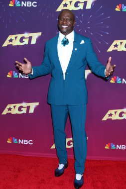LOS ANGELES, ABD - 3 Eylül 2024: Terry Crews 3 Eylül 2024 'te Pasadena, CA' da bulunan Hotel Dena 'daki Amerika' nın Yetenek Gösterisi Kırmızı Halısında.
