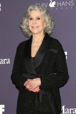 LOS ANGELES, ABD - 24 Ekim 2024: Jane Fonda, Beverly Hilton Hotel 'de 2024 WIF Onurlandırması, 24 Ekim 2024, Beverly Hills, CA