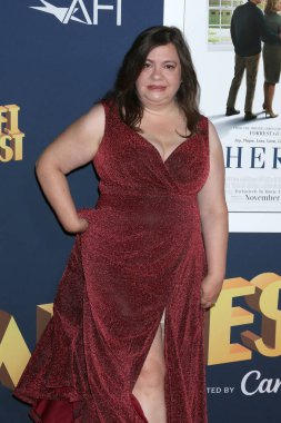 LOS ANGELES, ABD - 25 Ekim 2024: AFI Fest 'te Anya Marco-Harris - 25 Ekim 2024' te TCL Çin Tiyatrosu IMAX 'ta gösterim